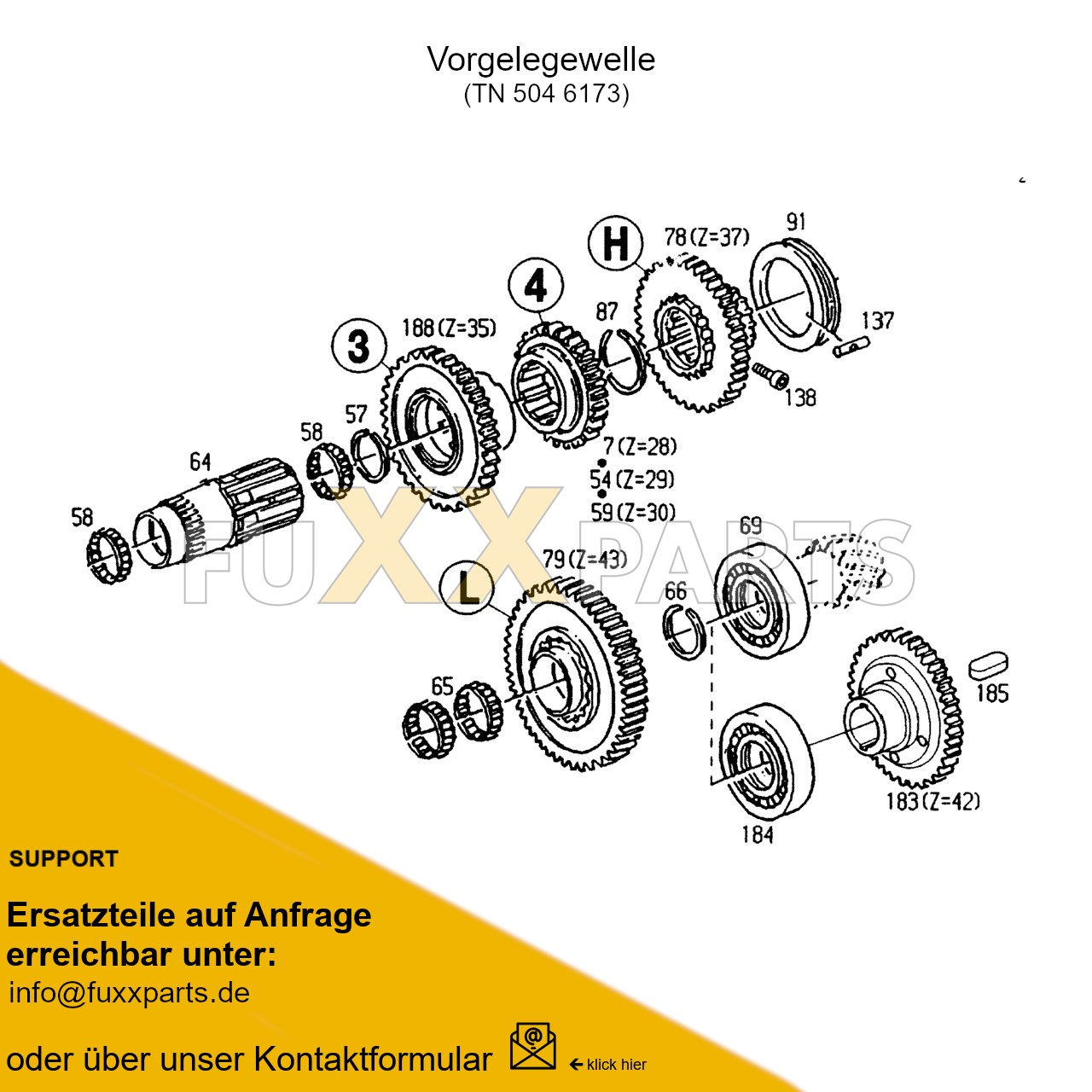 AgroXtra 4.17 Getriebewelle DualSplit 5