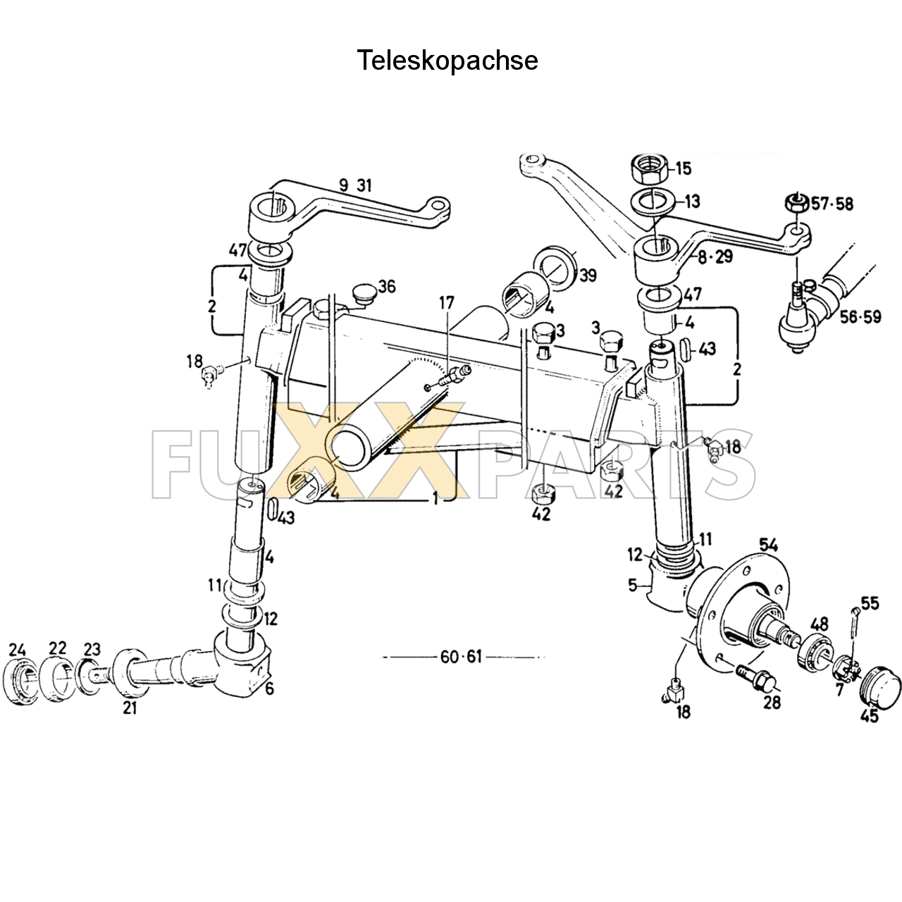 D 4507 Teleskopachse