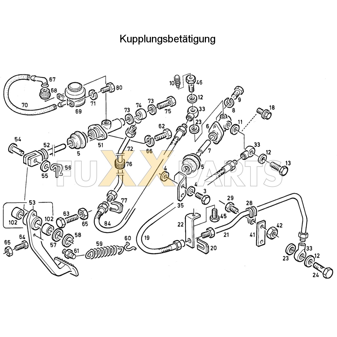 DX 145-78XX Kupplungsbetätigung 1