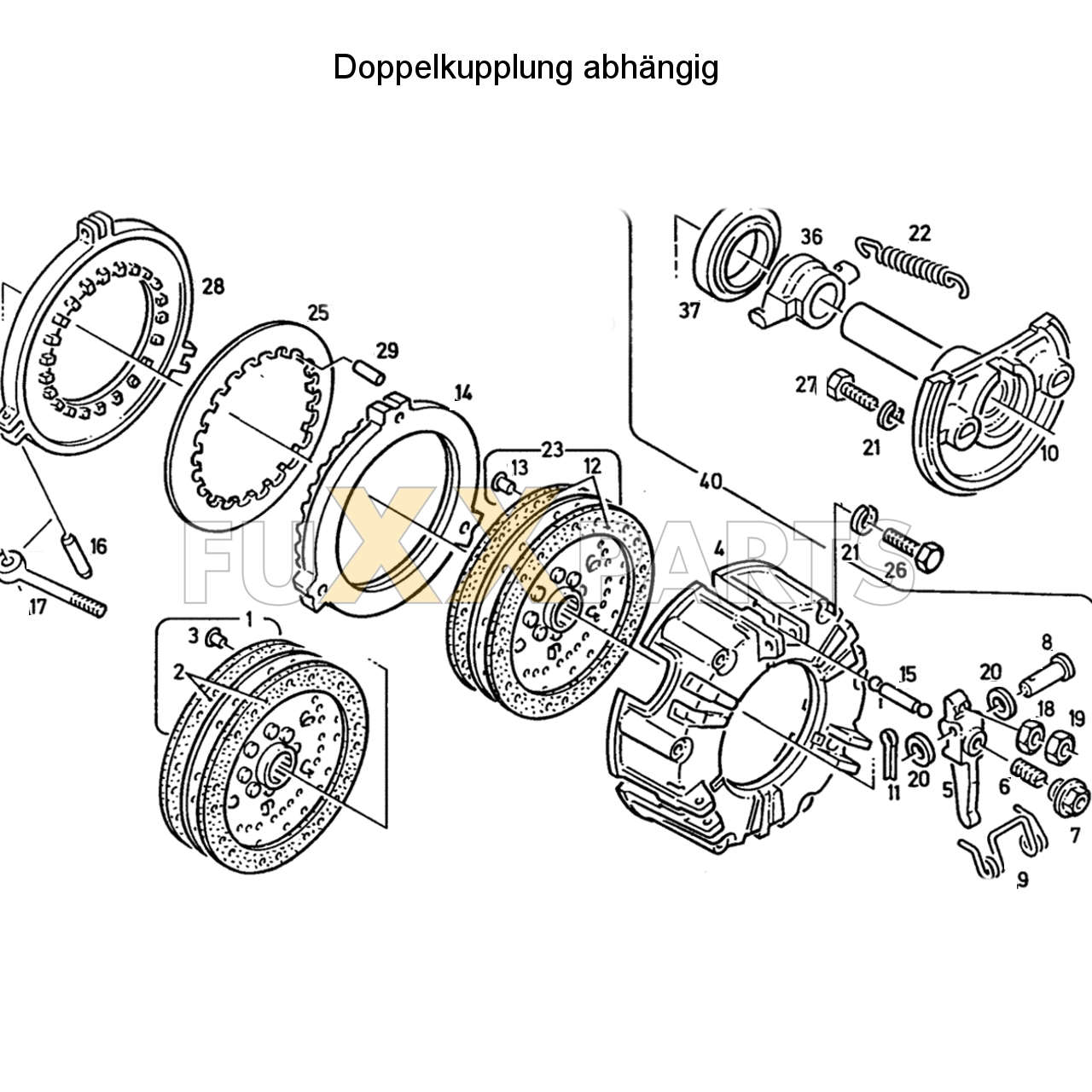 D 4007 Doppelkupplung abhängig