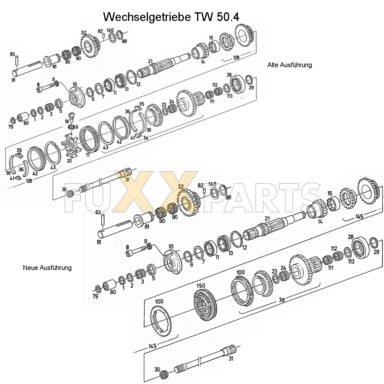 D 6206 Wechselgetriebe TW 50.4