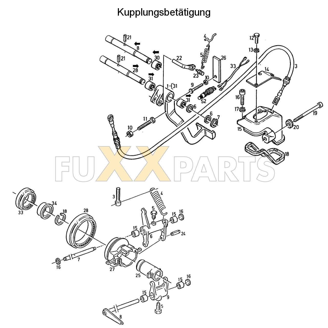 DX 4.70 Kupplungsbetätigung 1