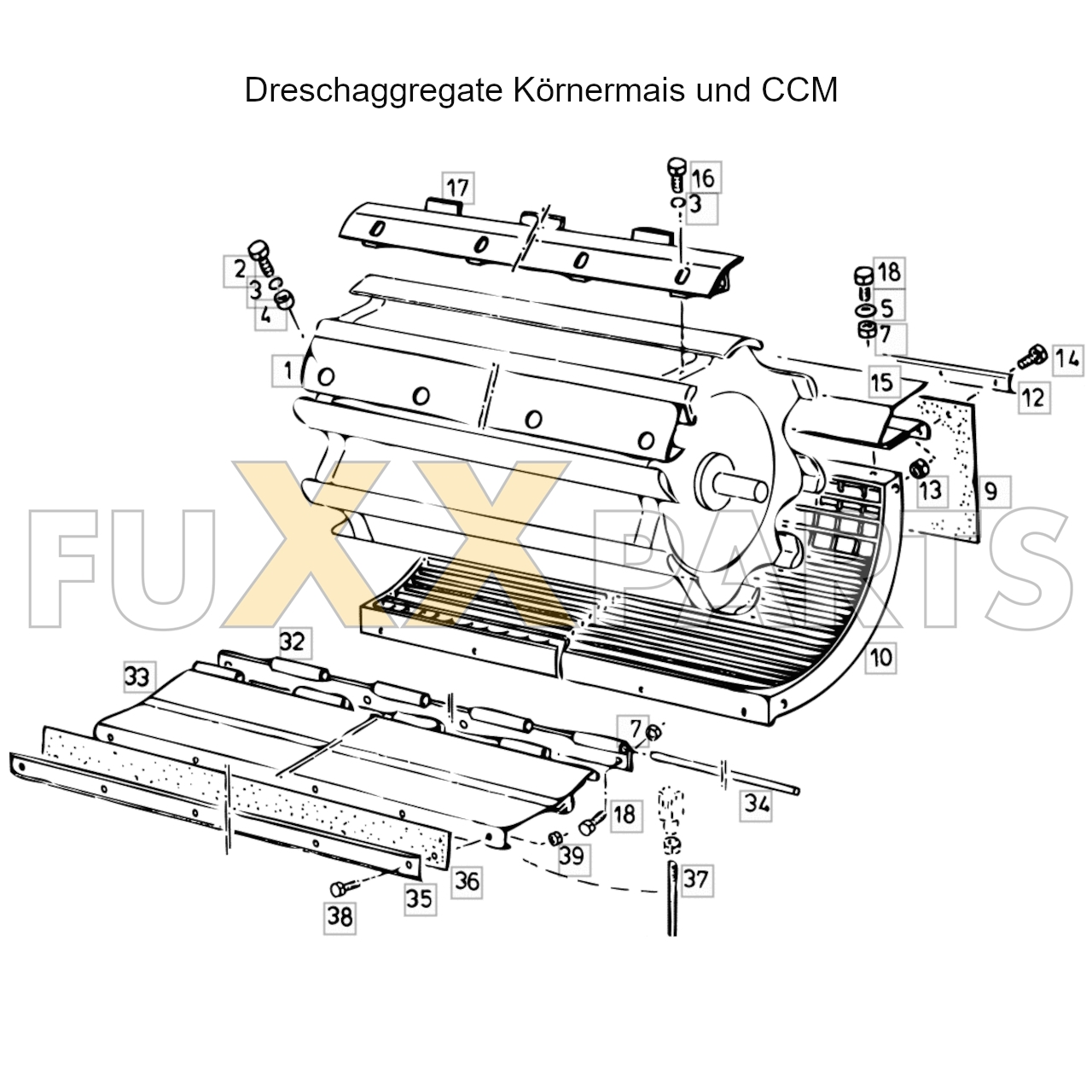 4080 Dreschaggregat Körnermais und CCM