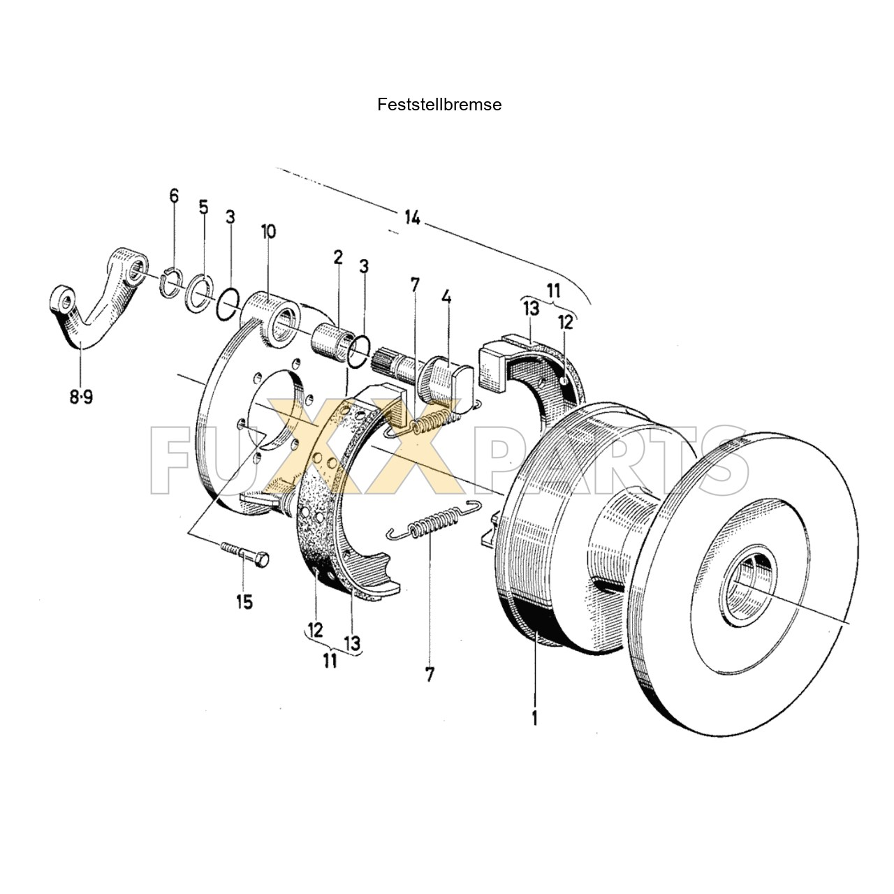 DX 110-76XX Feststellbremse 2