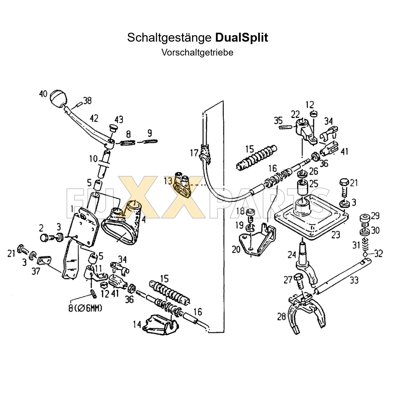 AgroXtra 3.57 Schaltgestänge DualSplit 1