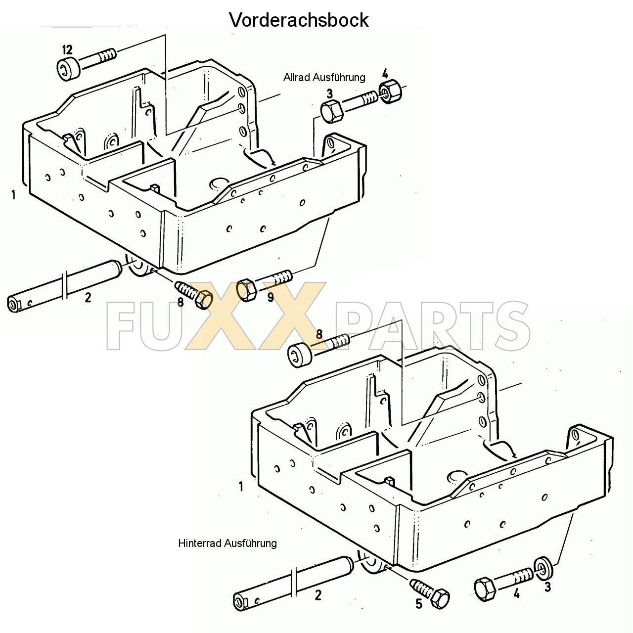 D 6806 Vorderachsbock