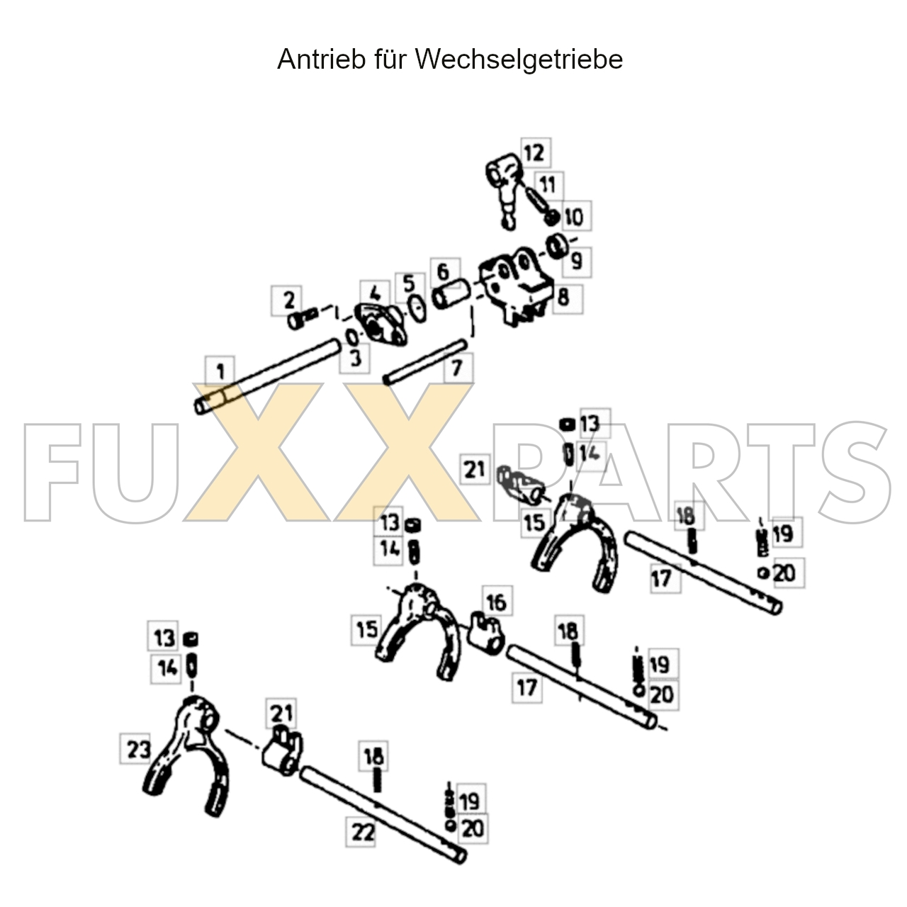 4080 Antrieb für Wechselgetriebe