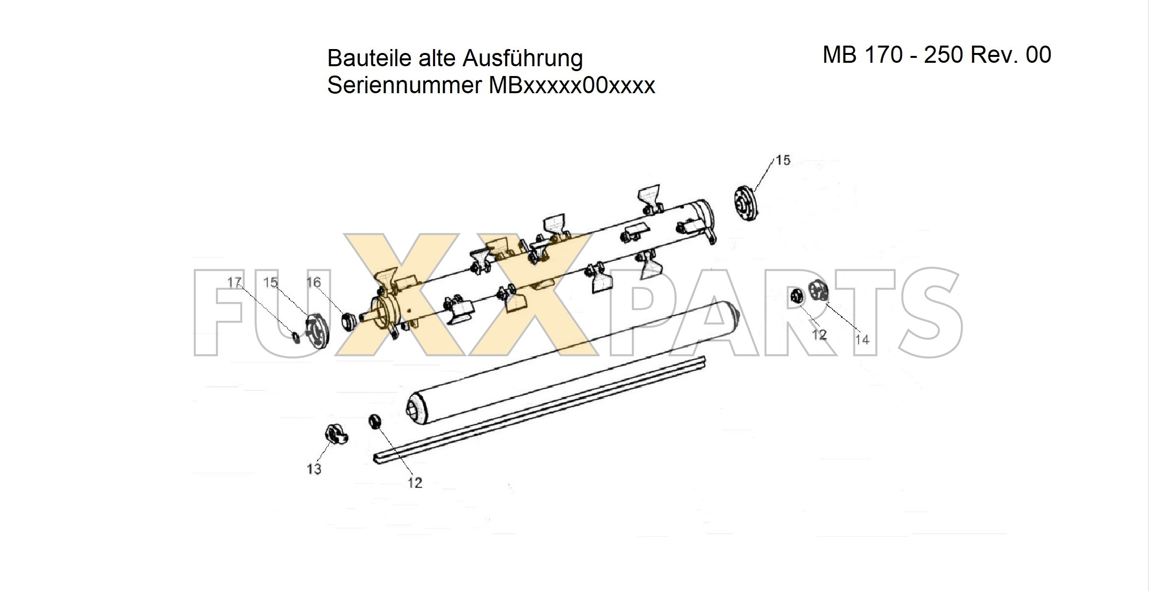 Tehnos MB Stützwalze Revision 00 