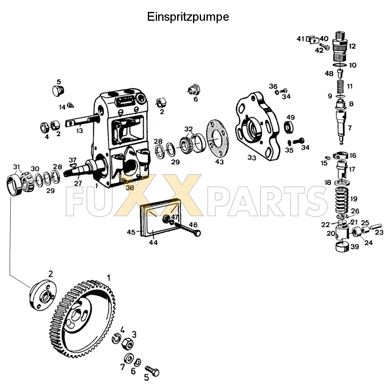 D 3607 Einspritzpumpe