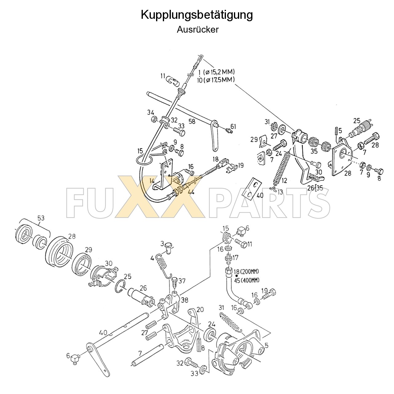 AgroXtra 4.17 Kupplungsbetätigung
