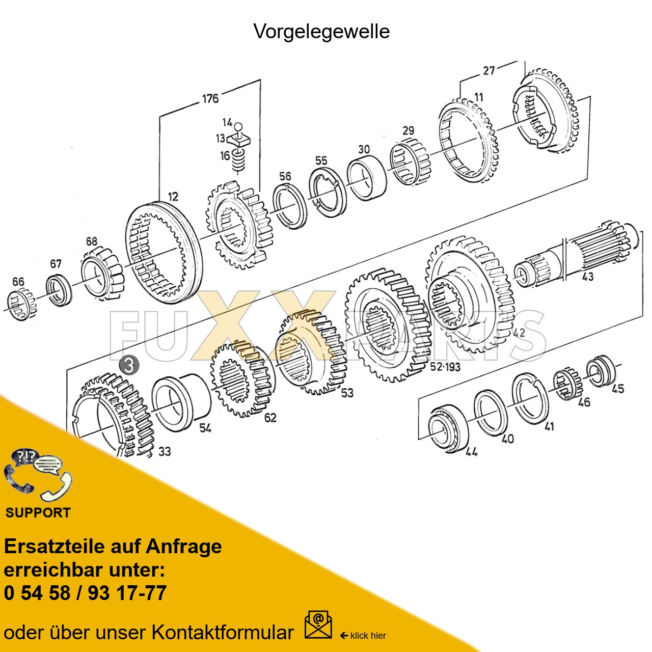 DX 92-78XX Getriebewelle 2