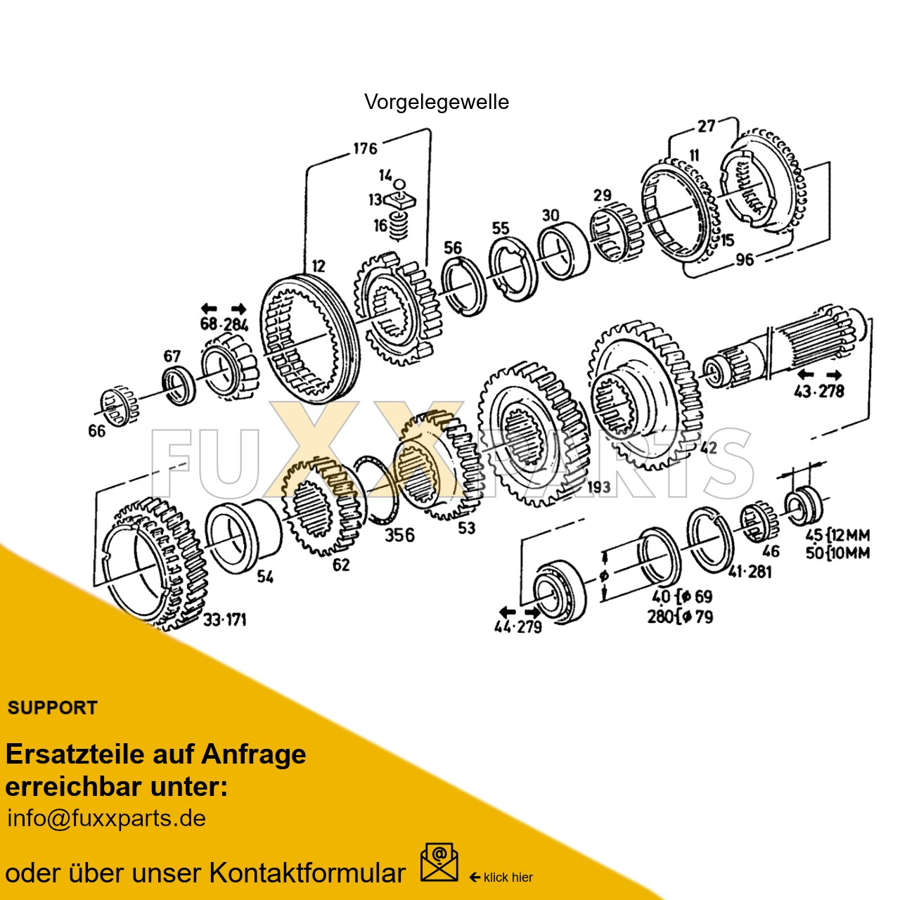 DX 4.70 Getriebewelle 2
