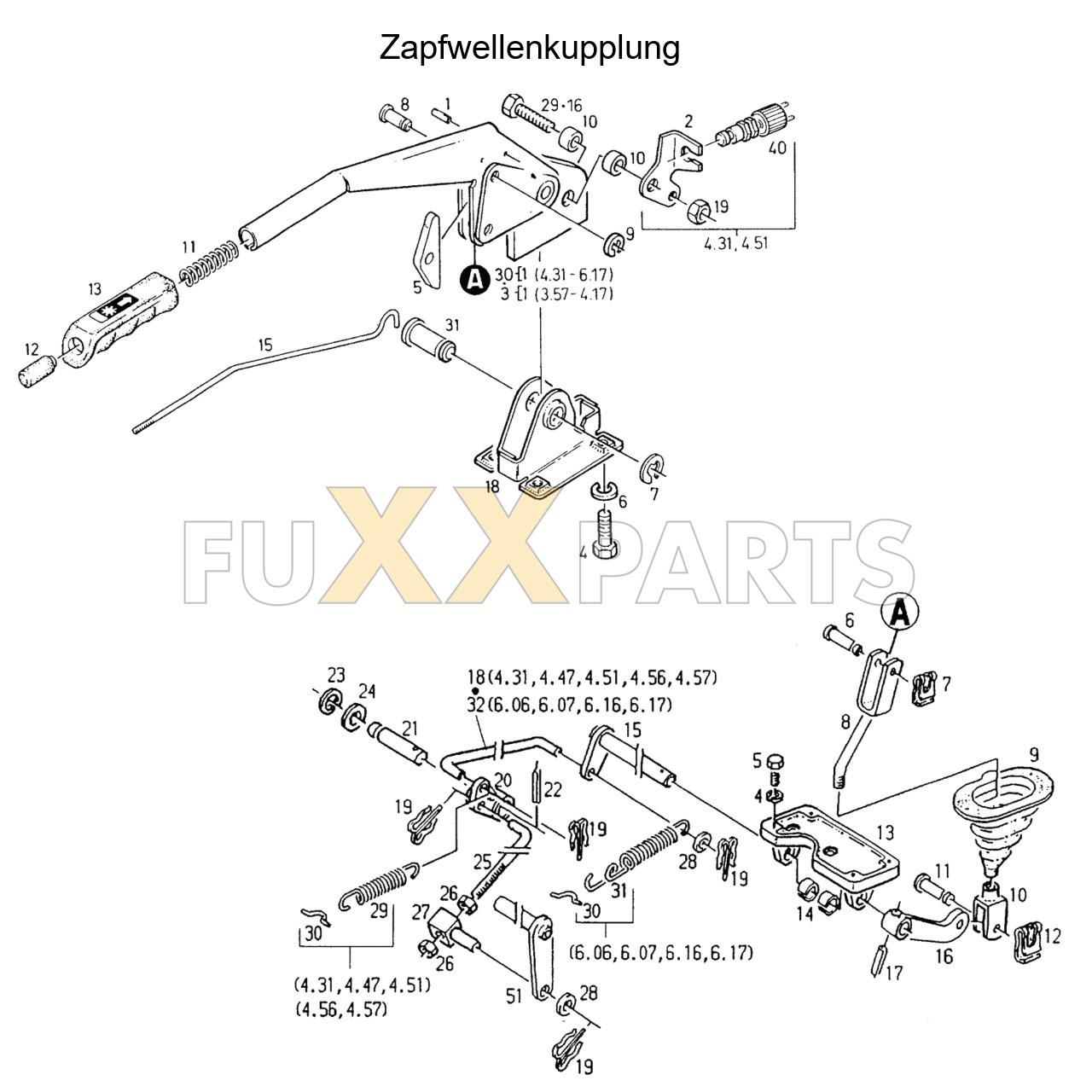 AgroPrima 4.51 Zapfwellenkupplung