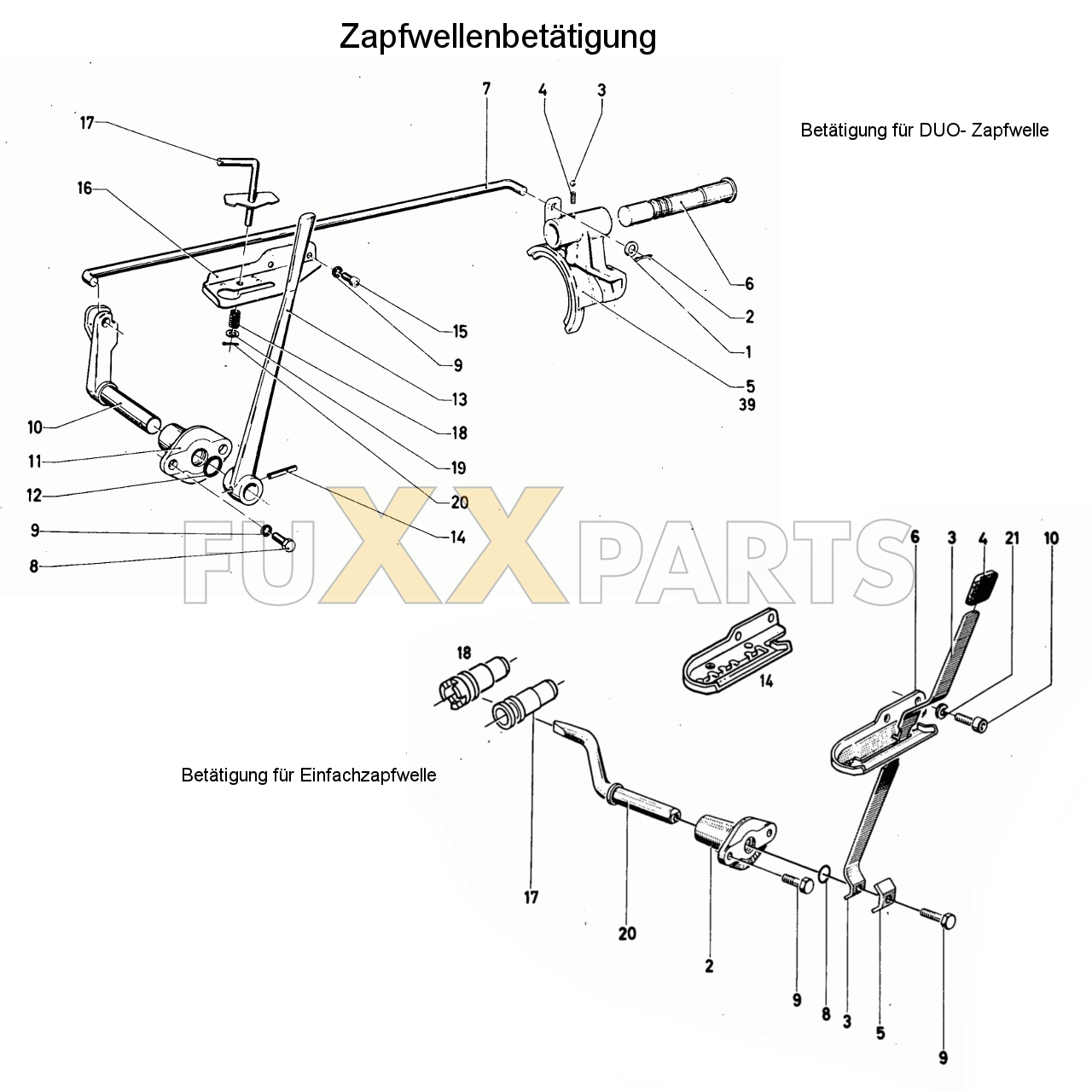 D 6206 Zapfwellenbetätigung