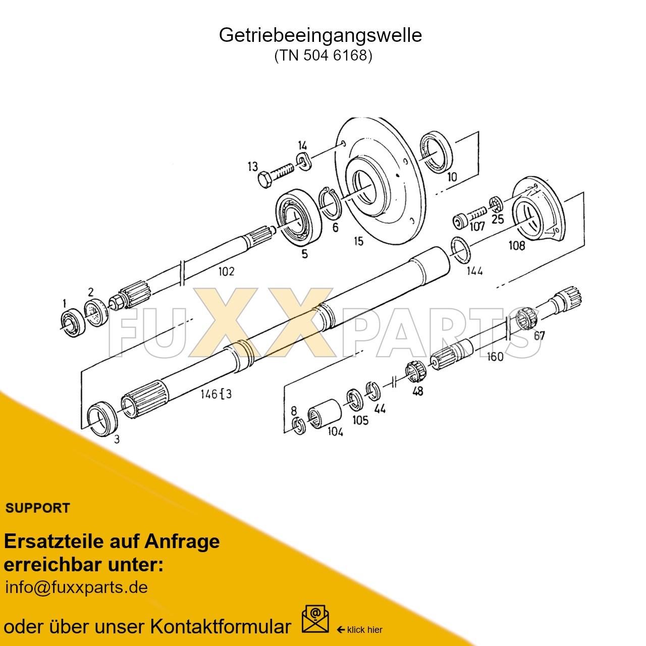 AgroXtra 4.17 Getriebewelle DualSplit 1