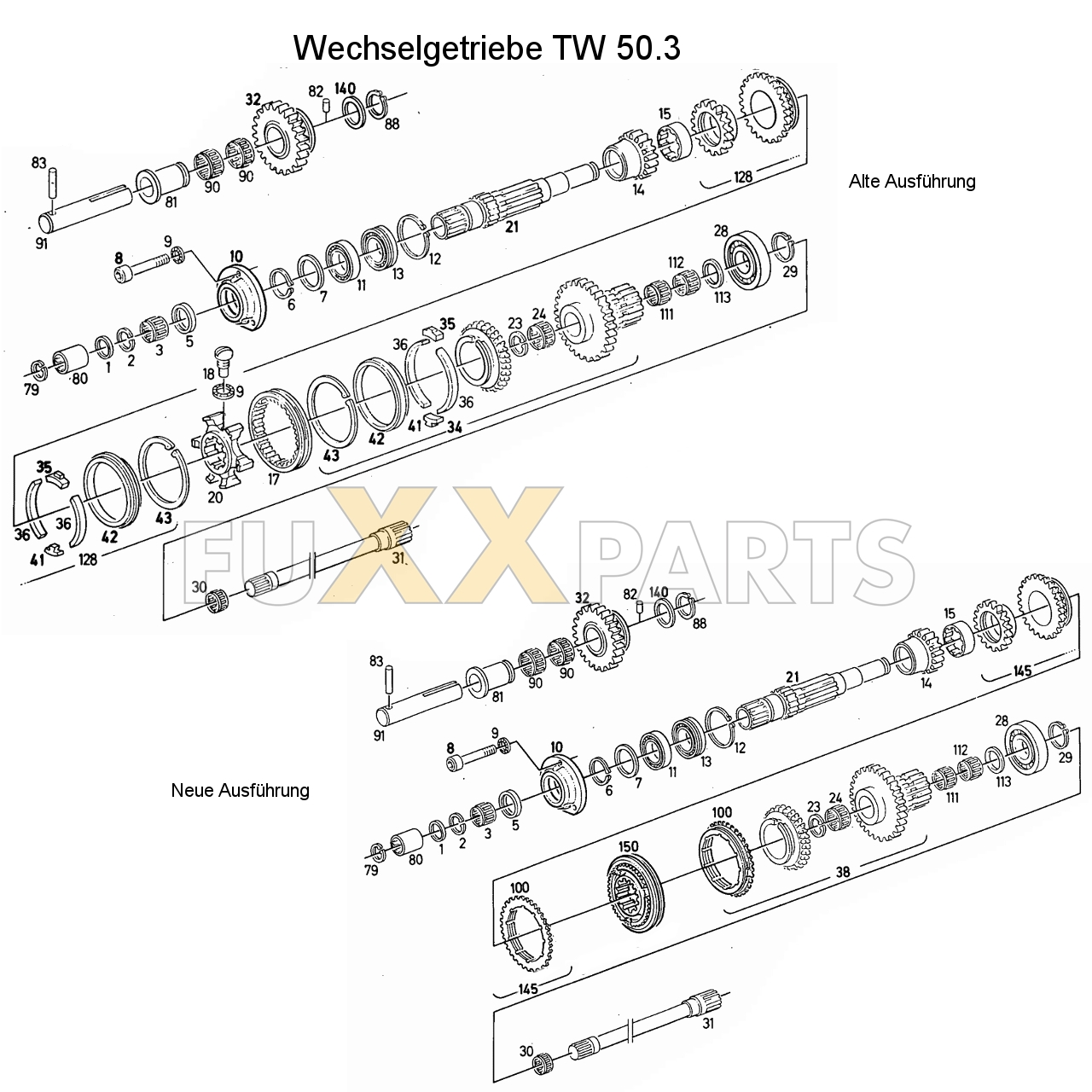 D 6206 Wechselgetriebe TW 50.3