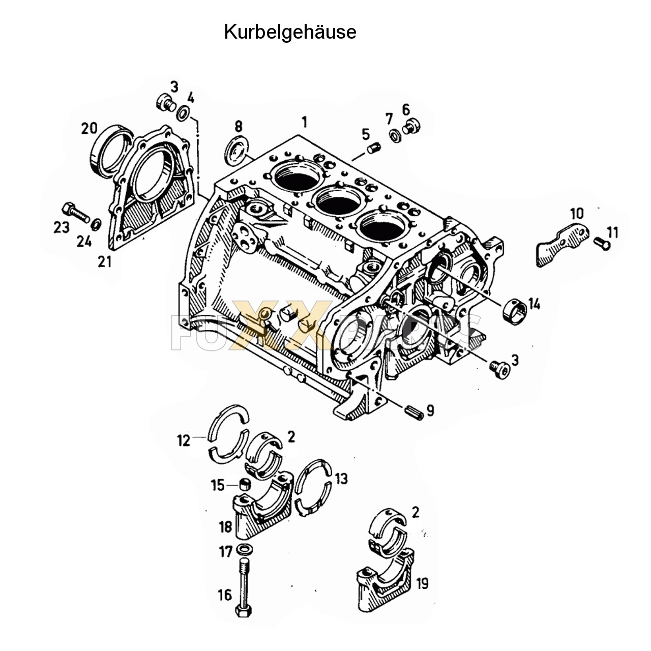 D 5206 Kurbelgehäuse