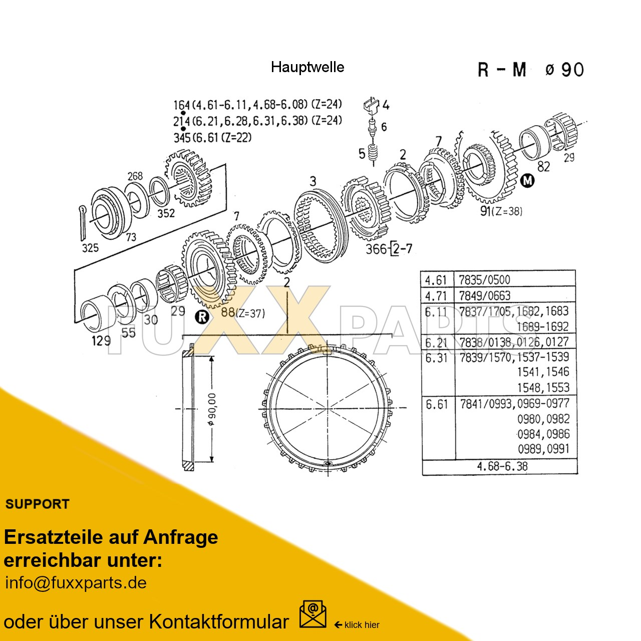 AgroStar 4.61 Getriebewelle 5