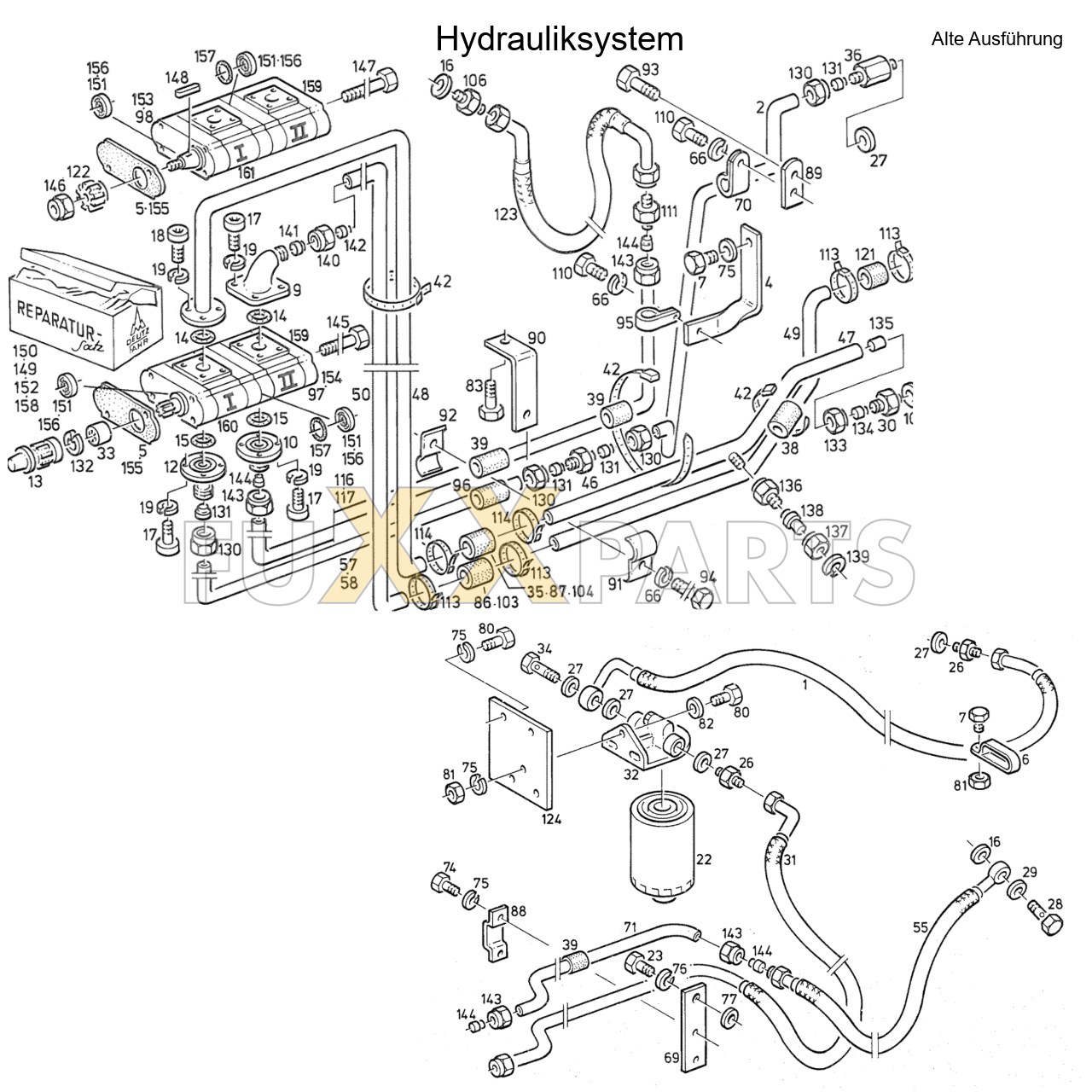 DX 120-78XX Hydrauliksystem 1