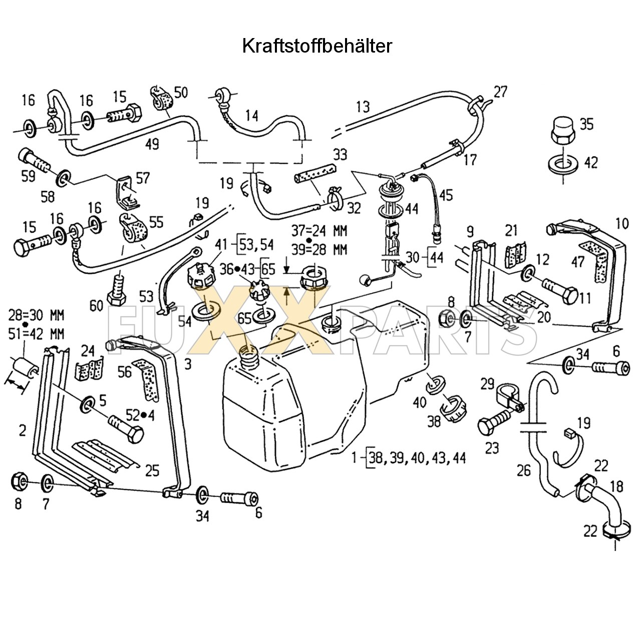 DX 4.10 Kraftstoffbehälter