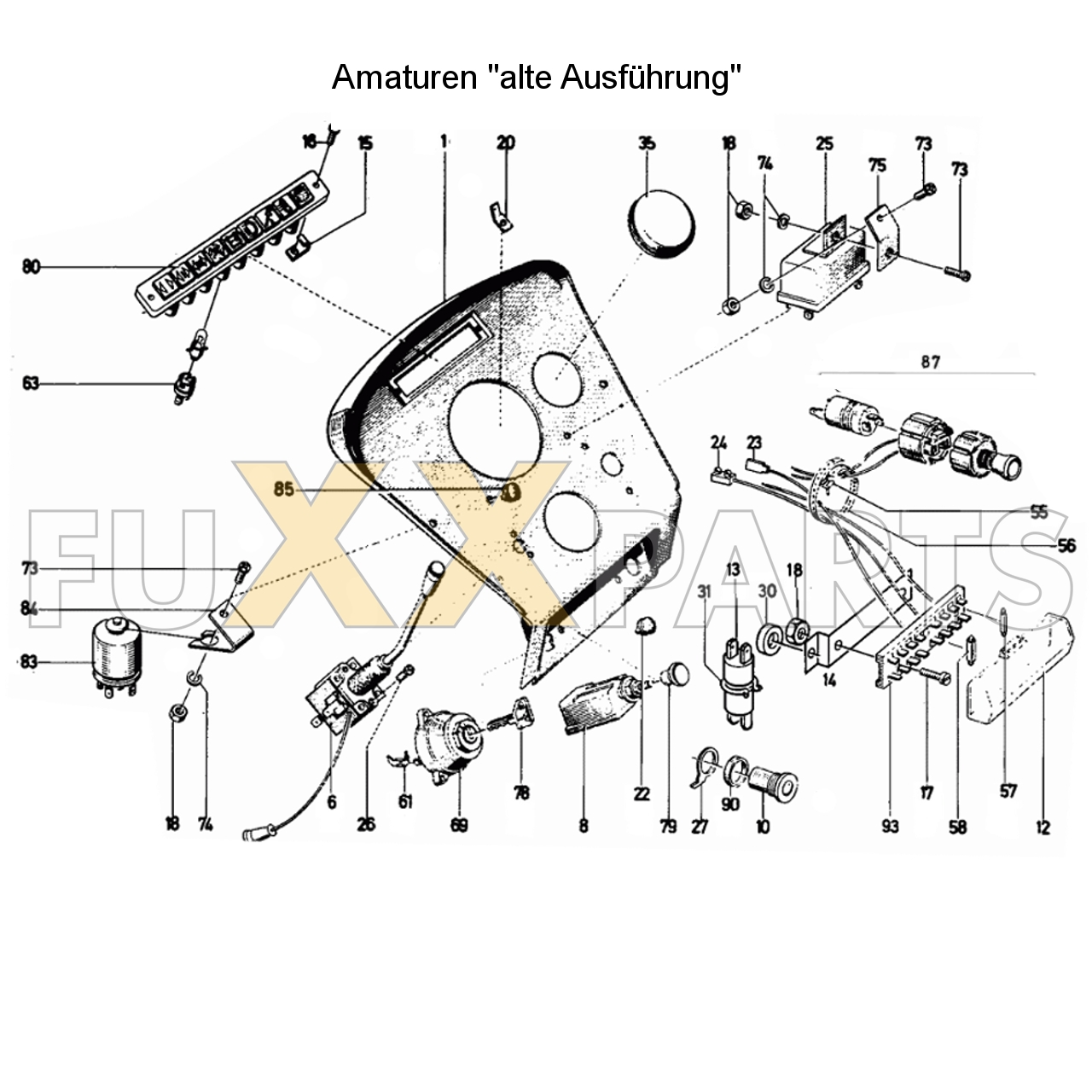 D 4006 Amaturen alte Ausführung