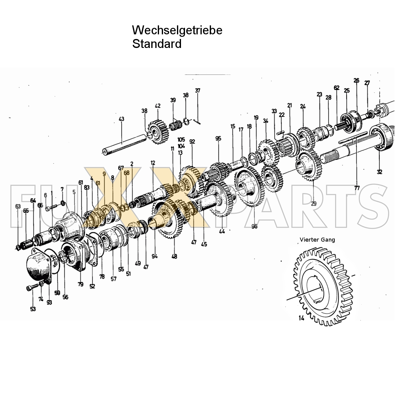 D 3006 Wechselgetriebe Standard
