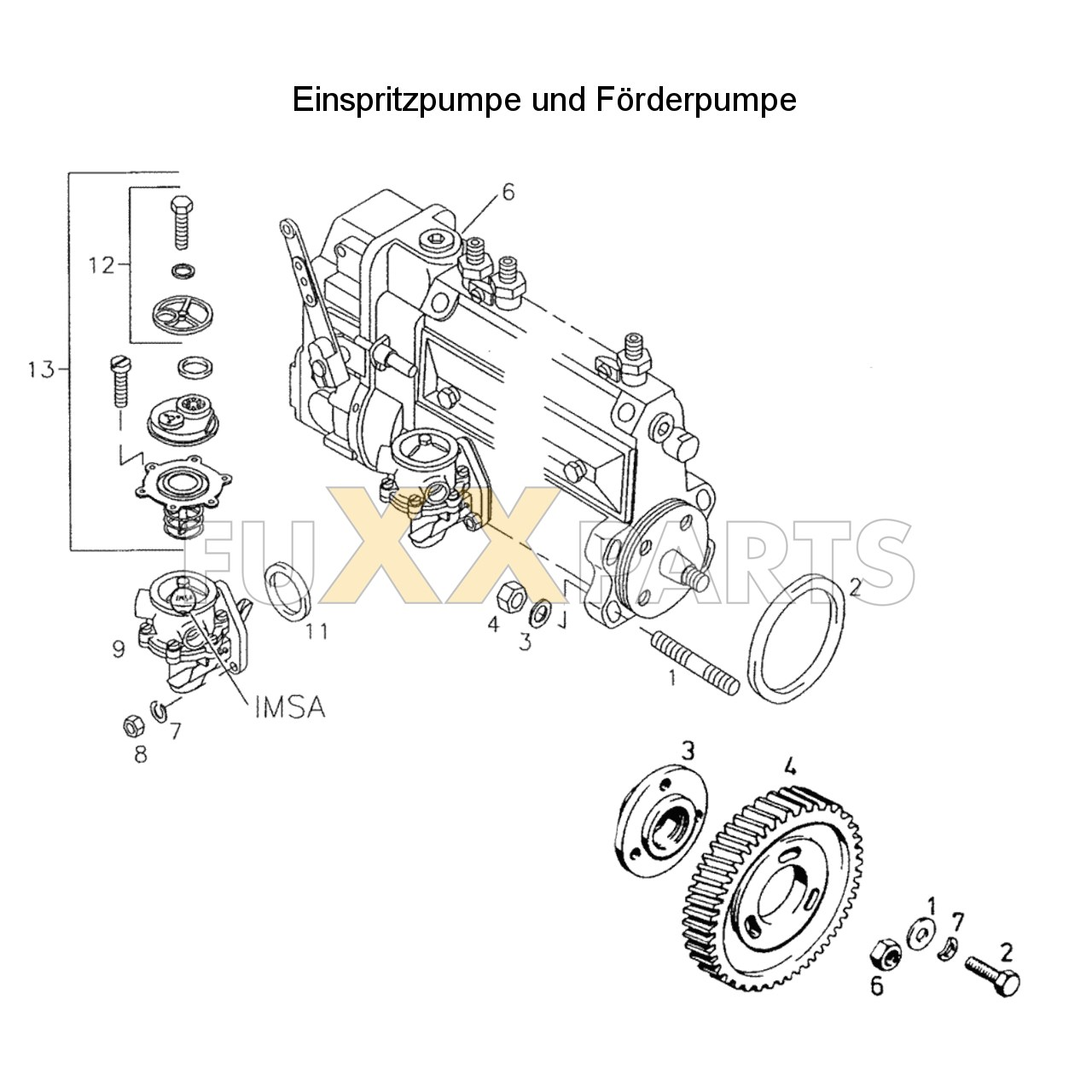 AgroPrima 4.31 Einspritzpumpe und Förderpumpe