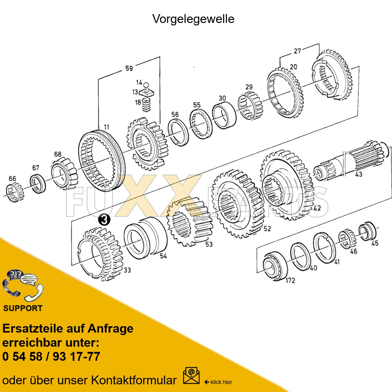 DX 85-78XX Getriebewelle 2