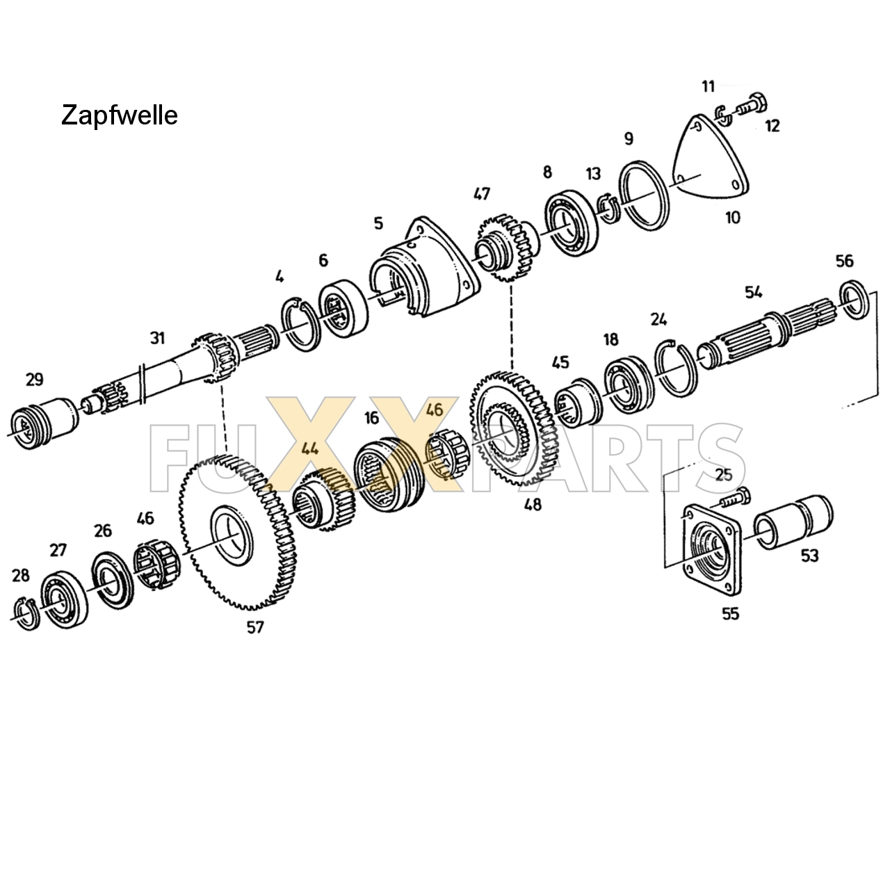 D 4507 C DUO-Zapfwelle 2