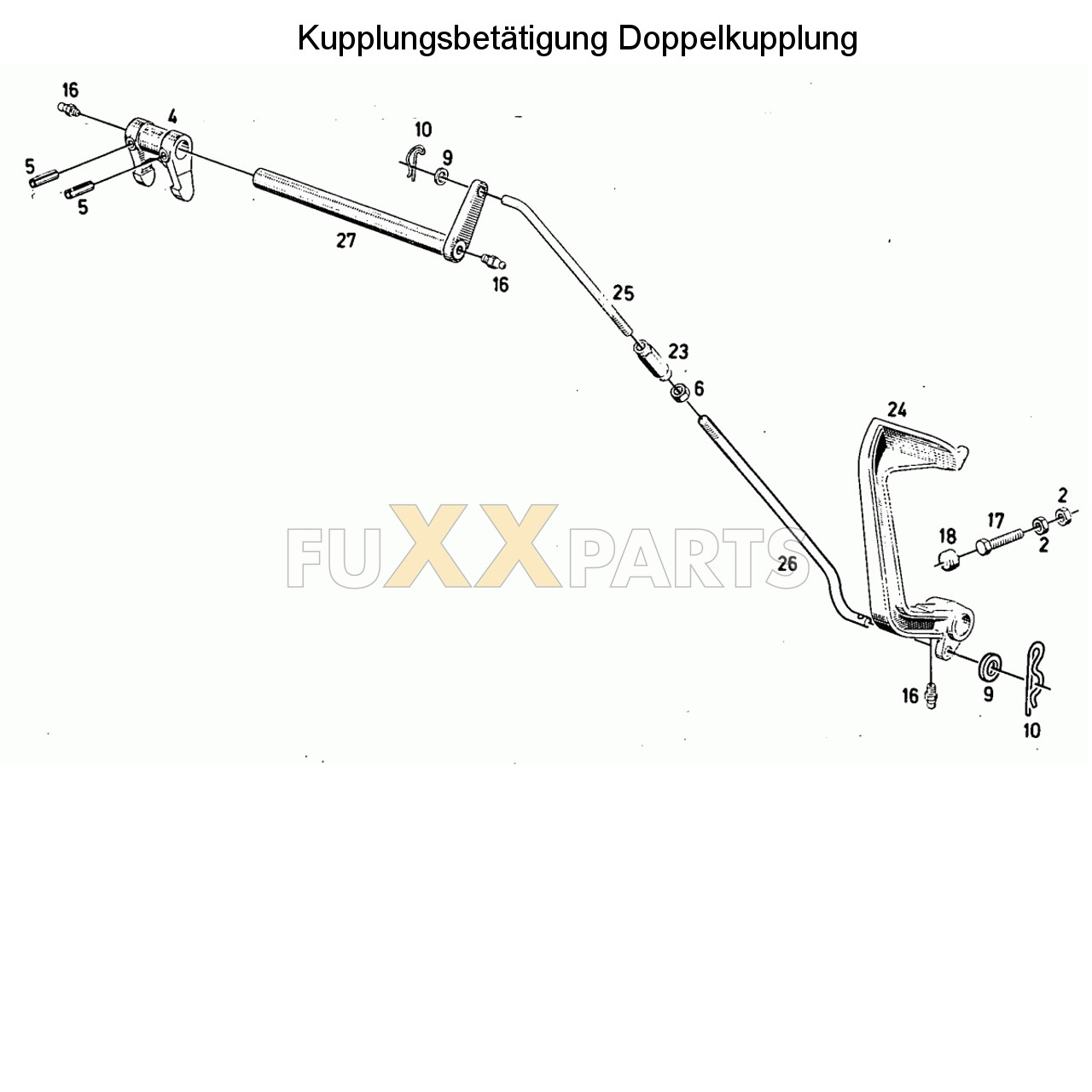 D 5206 Kupplungsbetätigung Doppelkupplung