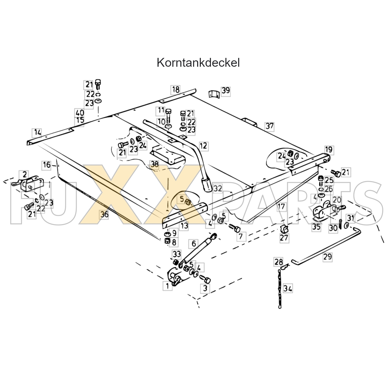 4080 Korntankdeckel