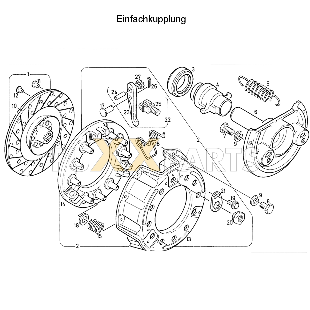 D 3607 Einfachkupplung