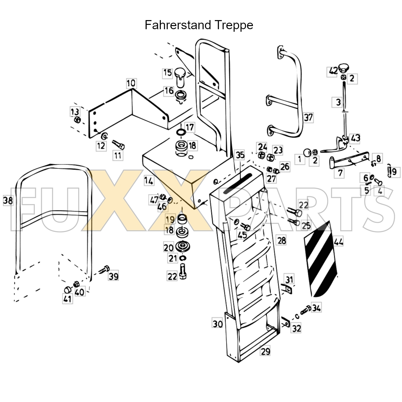 4080 Fahrerstand Treppe