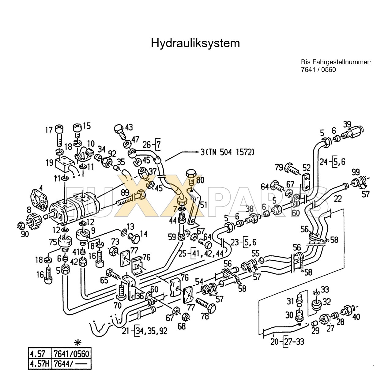AgroXtra 4.57 Hydrauliksystem 1.1
