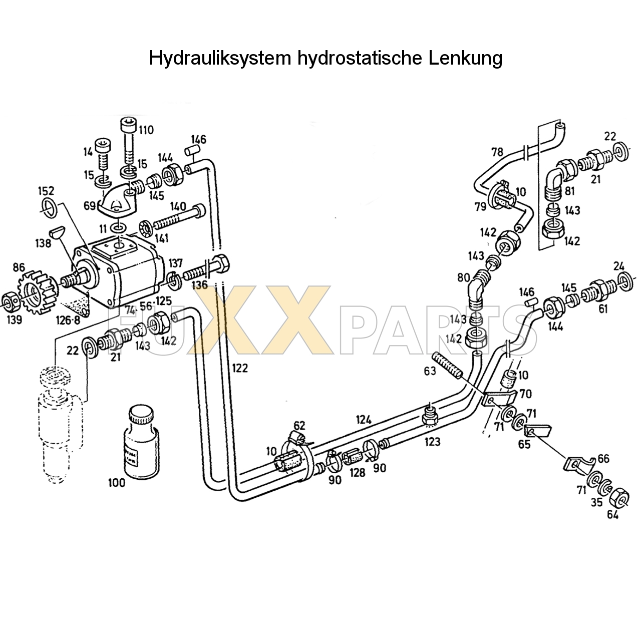 D 6807 Hydrauliksystem hyd. Lenkung