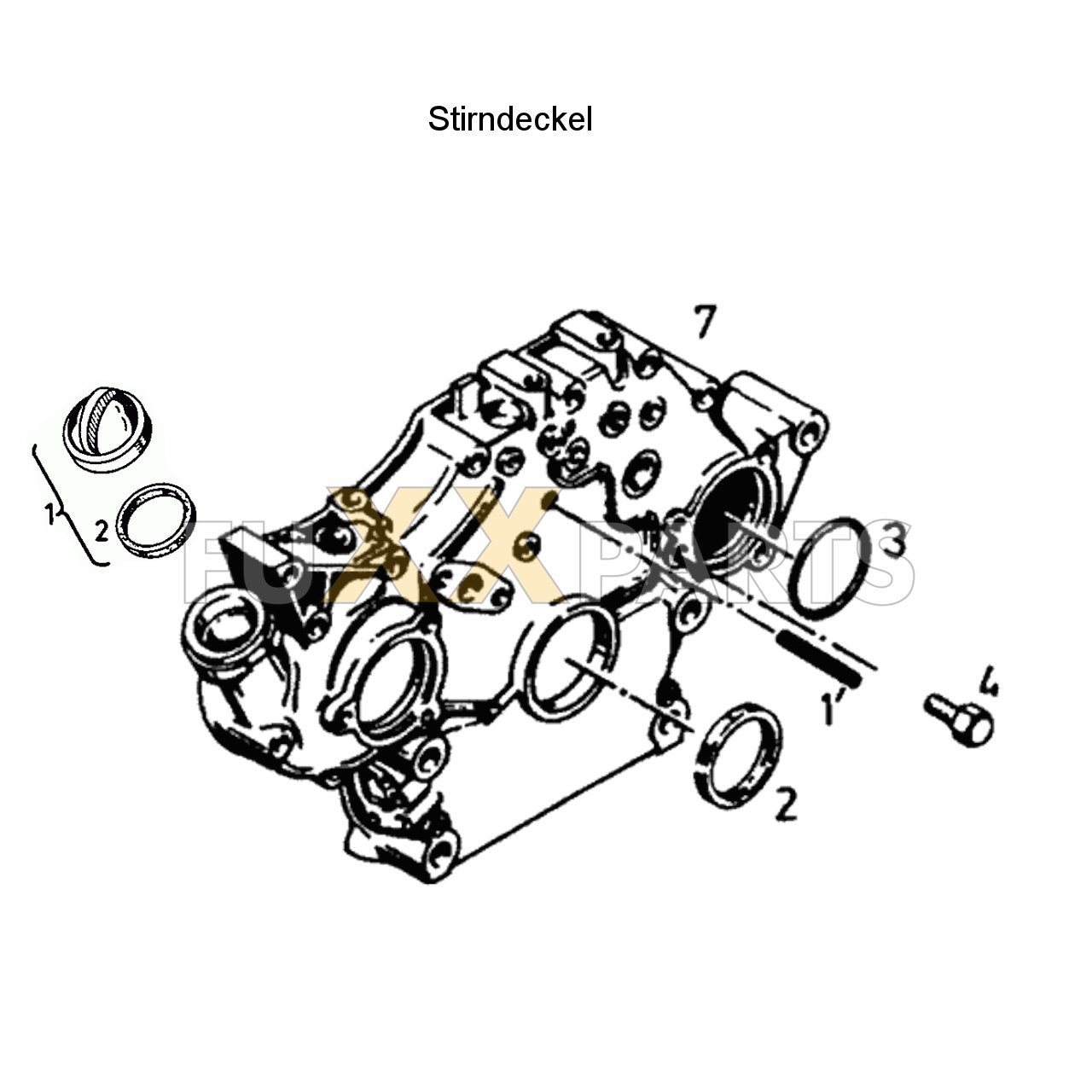 DX 160-76XX Stirndeckel