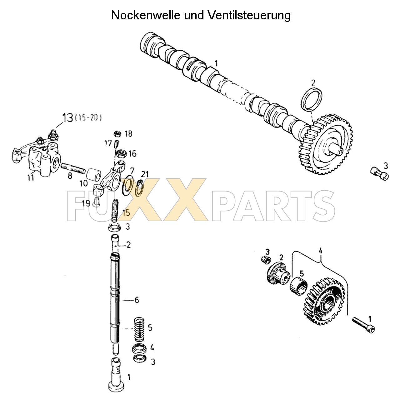 AgroXtra 4.17 Nockenwelle und Ventilsteuerung