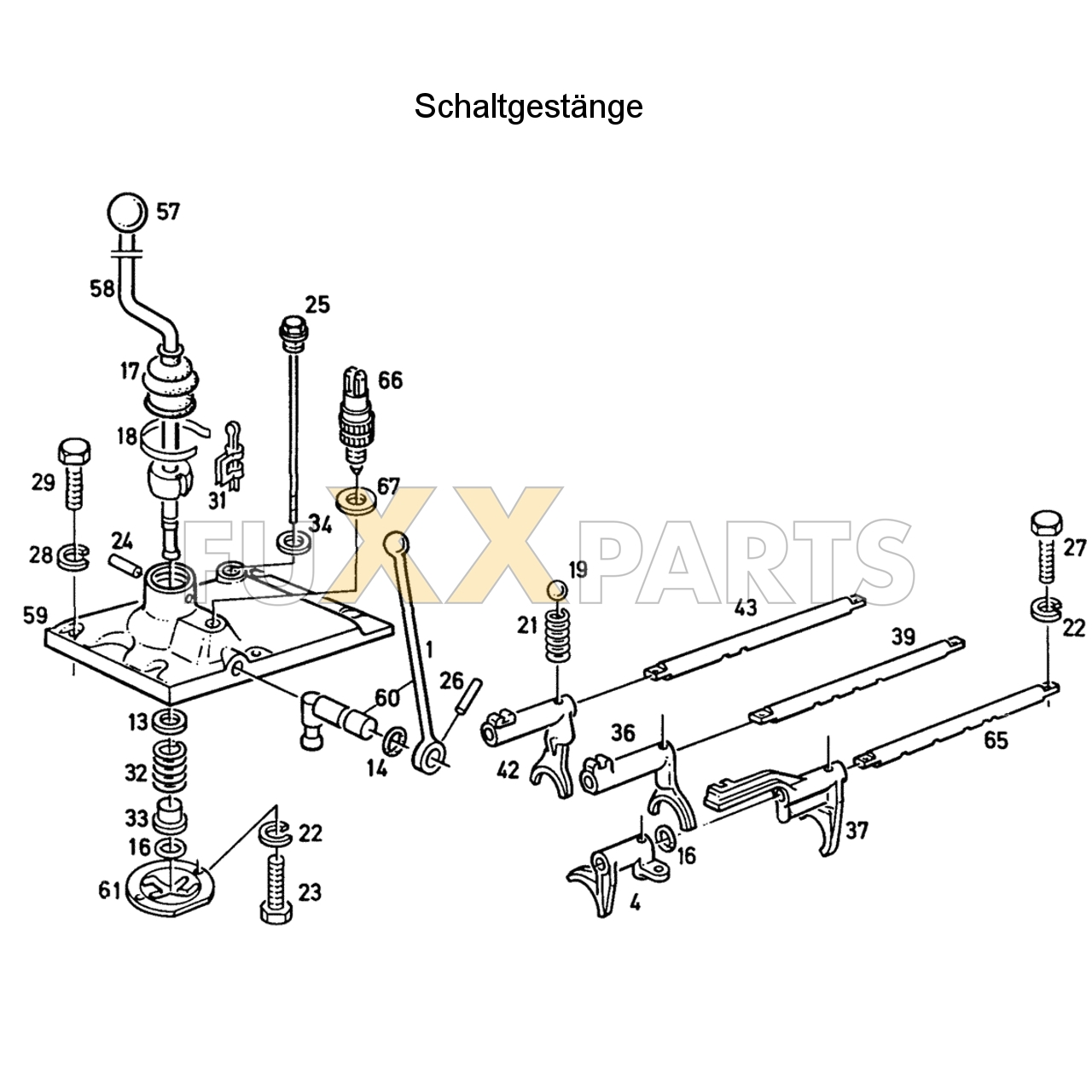 D 4507 Schaltgestänge 1