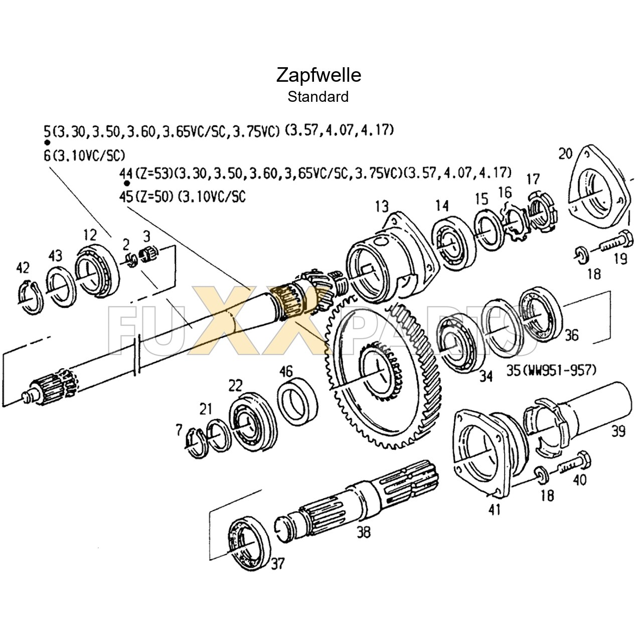 DX 3.10VC Zapfwelle 1