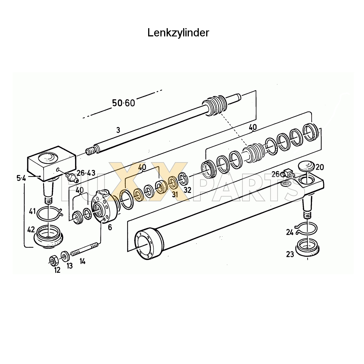 D 13006 Lenkzylinder 1