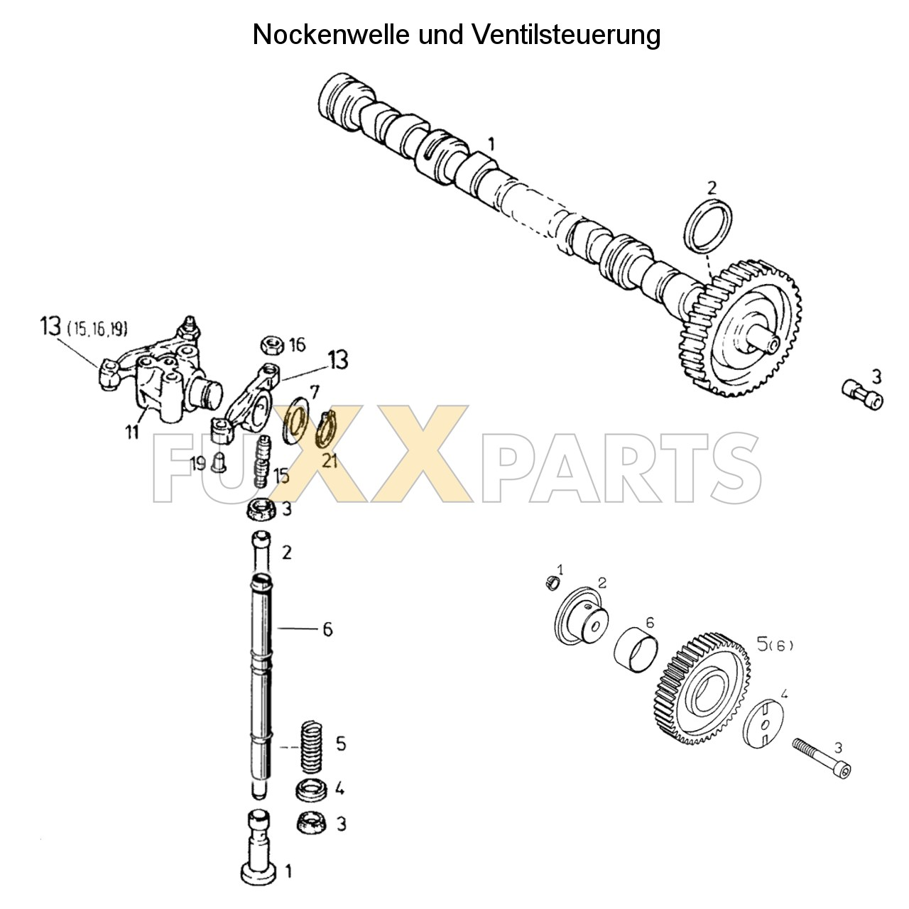 AgroXtra 4.57 Nockenwelle und Ventilsteuerung