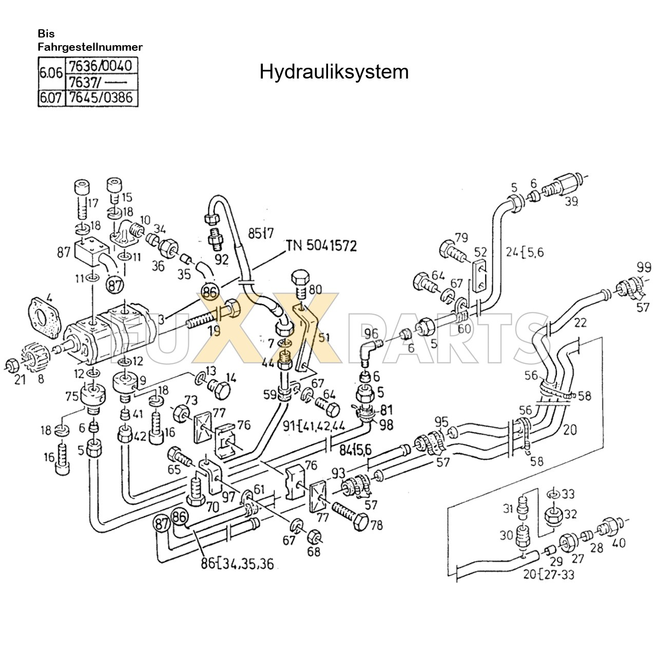 AgroPrima 6.06 Hydrauliksystem 1.1