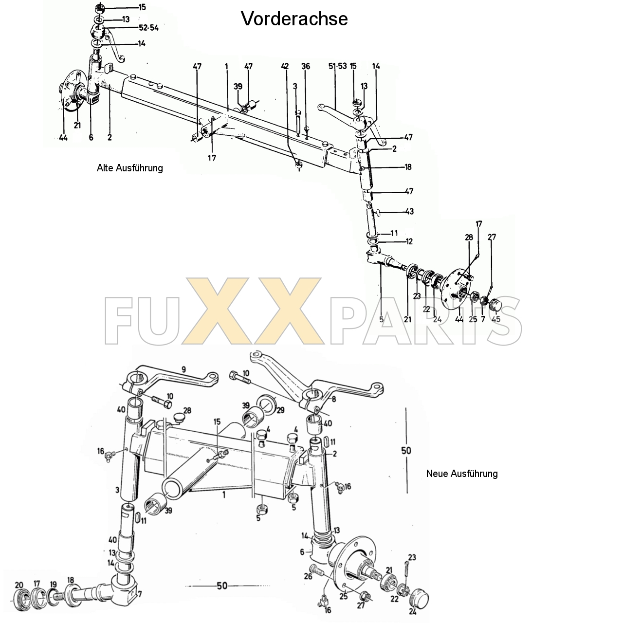 D 6206 Vorderachse