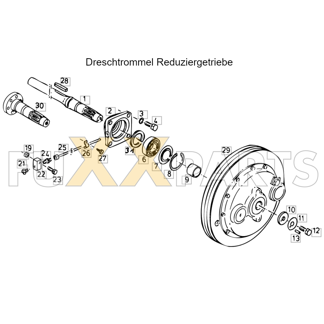 4080 Dreschtrommel Reduziergetriebe 1