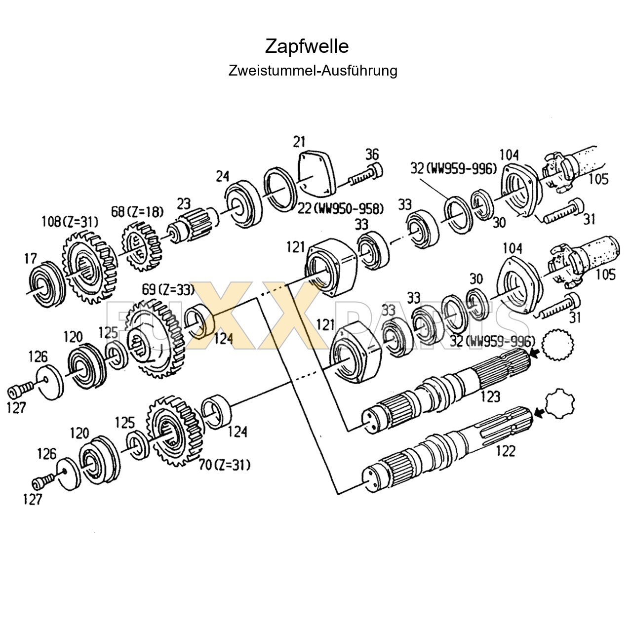 AgroPrima 4.56 Zapfwelle 2