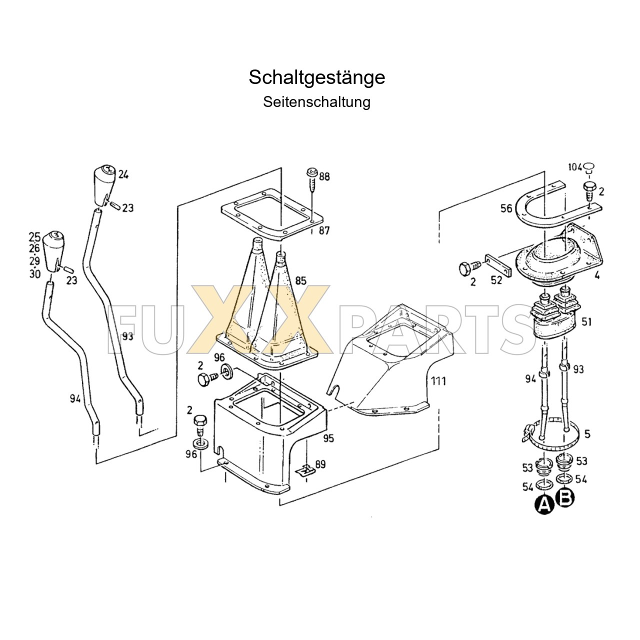 AgroXtra 4.07 Schaltgestänge Seitensch. 1