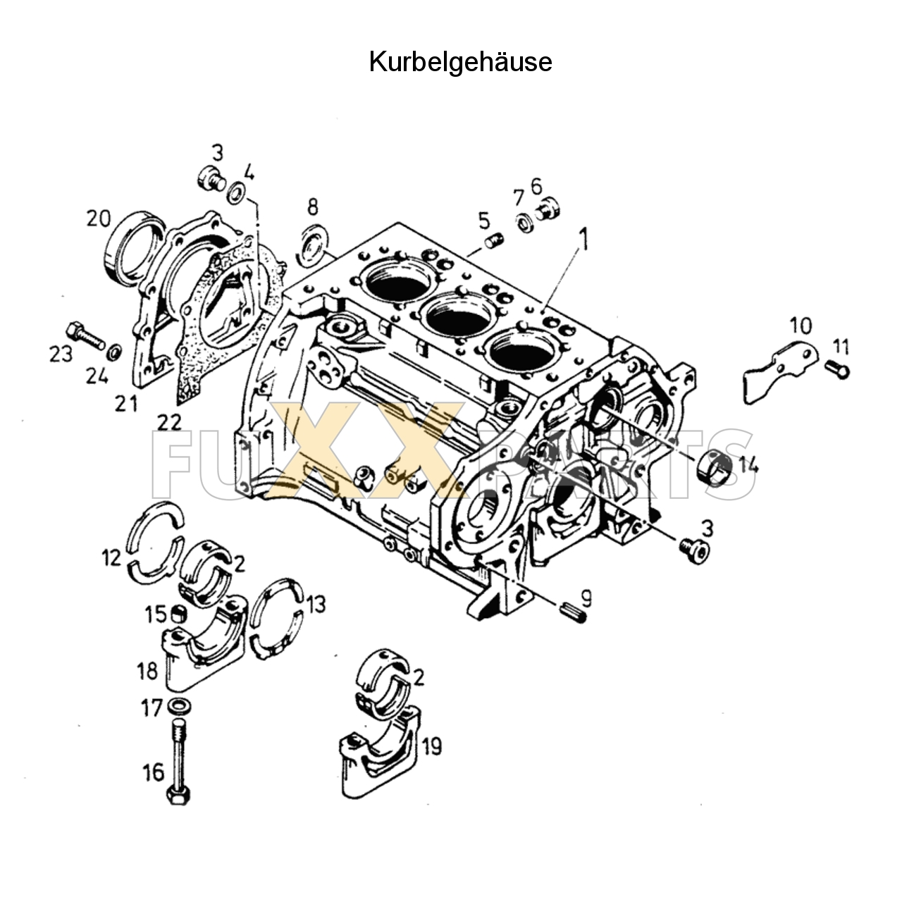 D 6007 Kurbelgehäuse