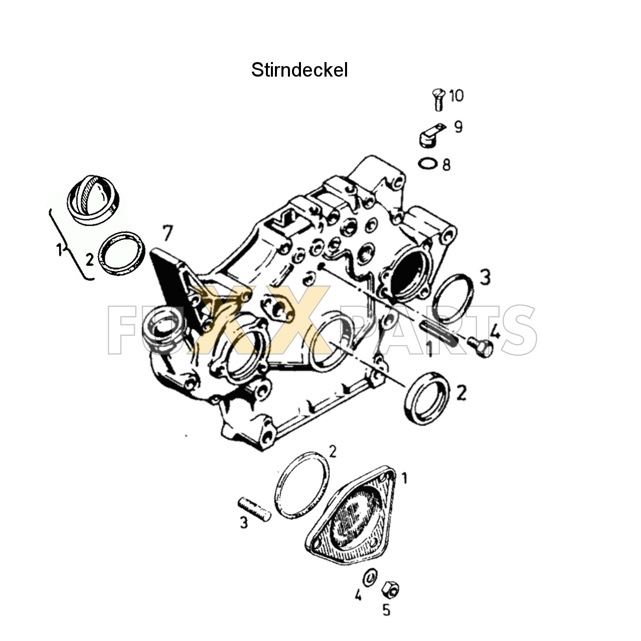 DX 4.70 Stirndeckel