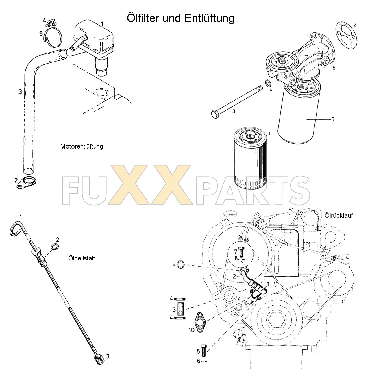 DX 120-78XX Ölfilter und Entlüftung 1