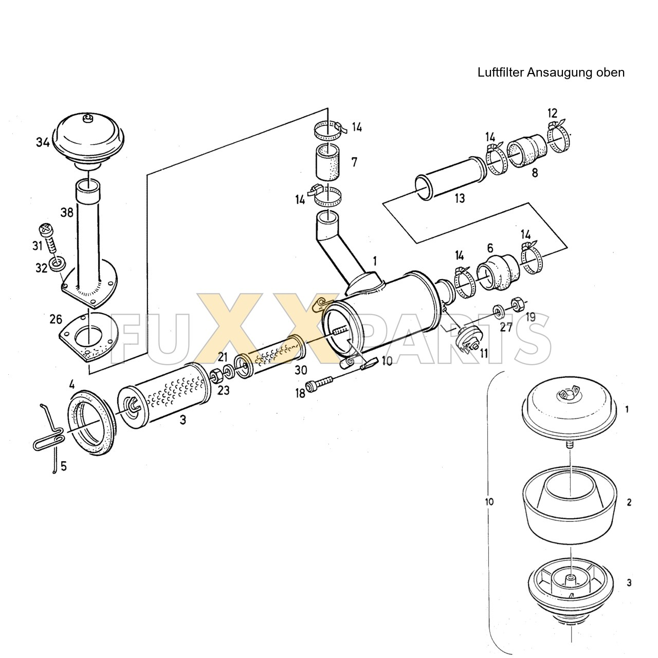 DX 110-78XX Luftfilter 2